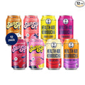 SunSip Prebiotic Soda by Health-Ade Gut-Healthy Beverage Vitamins &amp Minerals Soda Alternative Naturally Sweetened with 6g of sugar or less 11.5 oz (12 Pack) Dynamic Duo Variety Pack