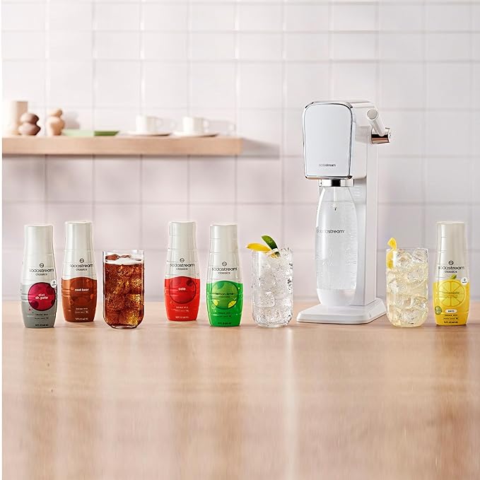 SodaStream - Diet Dr Pete Beverage Mix - For Soda Water Makers - Turns 9.5 Gallons of Sparkling Water into delicious Diet Dr Pete - No sugar or HFCS - 14.9 Fl Oz(Pack of 8)