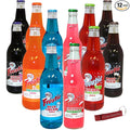 Frostie Variety Pack | 12 Pack of Frostie’s Most Popular Soda Flavors | Real Cane Sugar | 12 oz Glass Bottles in 12 Pack with Crazy Soda Pop Bottle Opener