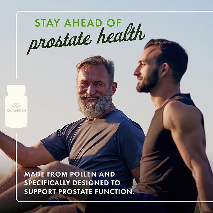 Swanson Graminex Flower Pollen Extract - Men's Health Supplement to Support Prostate Kidney Bladder &amp Urinary Tract Health* - Non-GMO - 60 Capsules