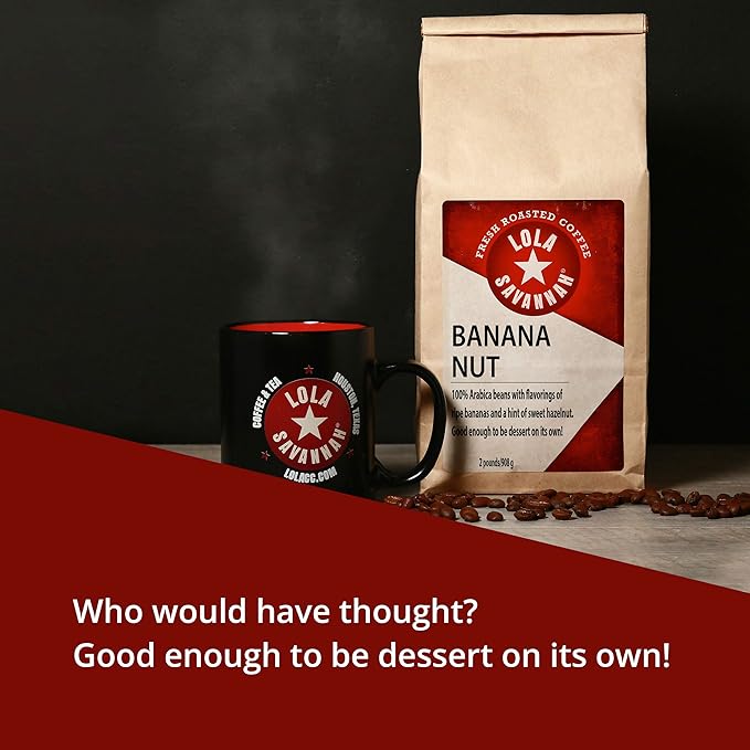 Lola Savannah Banana Nut Ground Caffeinated Coffee 2lb