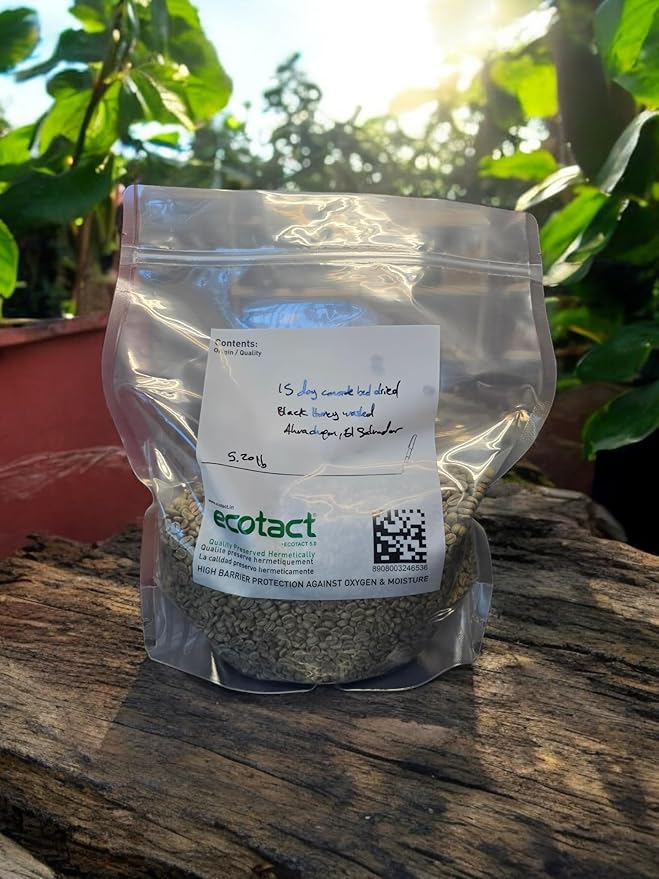 Tesoros Del Pais Green Unroasted Coffee Beans Ahuachapan El Salvador Single Estate High Elevation (Honey washed 5 lb)