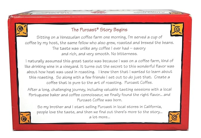Puroast Low Acid Coffee Pods – House Blend Medium Roast &amp Decaf House Blend Medium Roast – Single Serve Pods – Keurig Compatible – Low Acid Certified – High Antioxidants – GERD Friendly – 2 Pack 1