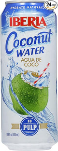 Iberia Coconut Water No Pulp 16.91 Fl Oz (Pack of 24)