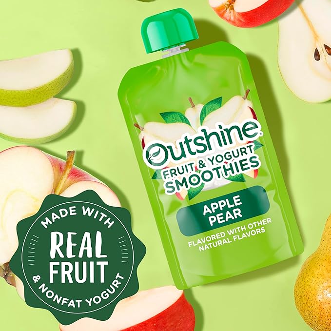 Outshine Smoothie Pear Van 6(4x3.5oz) US