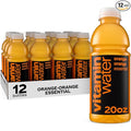 vitaminwater Essential Orange-Orange Flavored Water Beverage 20 fl oz Bottles 12 Pack