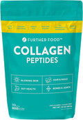 Further Food Unflavored Collagen Peptides Powder - 100% Grass-Fed Hydrolyzed Type 1 &amp 3 20g of Collagen per Serving Supports Skin Hair Nails &amp Joints 32 Oz