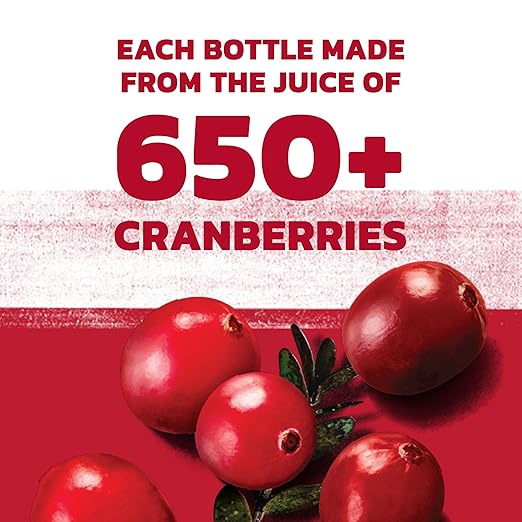 Ocean Spray® Pure Unsweetened Cranberry 100% Cranberry Juice From Concentrate 32 Fl Oz Bottle (Pack of 8)