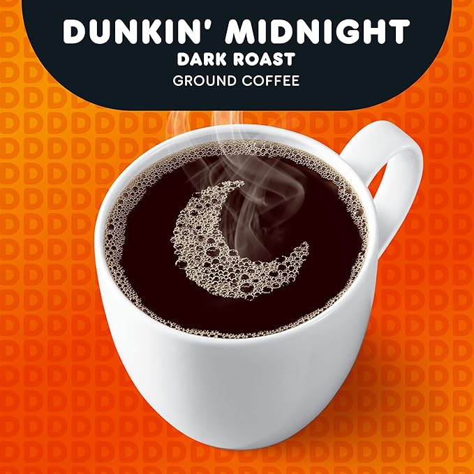 Dunkin' Midnight Dark Roast Coffee 60 Keurig K-Cup Pods