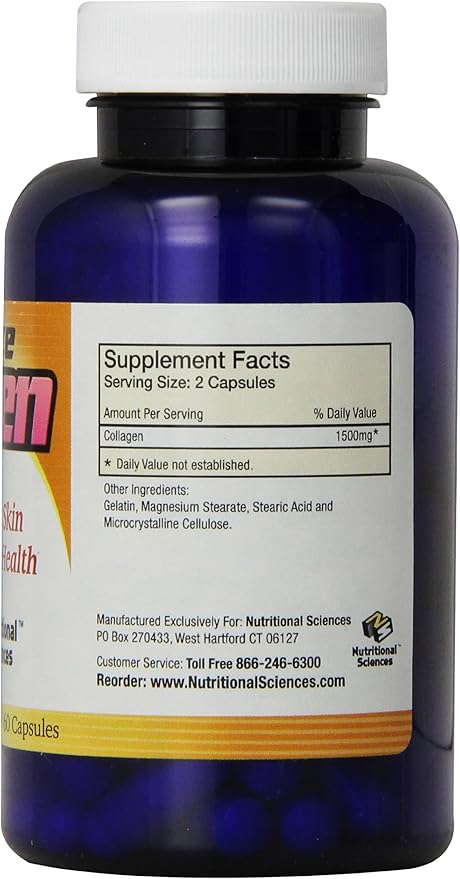 Diet Supplements Smooth Skin Support Prize Collagen 60 Count