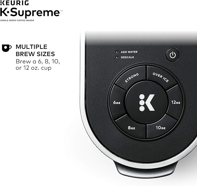 Keurig K-Supreme Single Serve Coffee Maker with Dunkin' Original Blend Medium Roast 60 K-Cup Pods