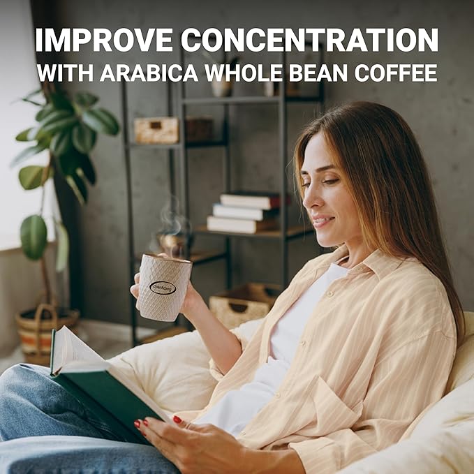 doanhdang - 17.6 Oz Premium Arabica Whole Bean Coffee 100% Arabica Medium Roast Rich Flavor for Espresso and Brew Origin from Vietnam Whole Med Roast Beans