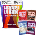 Happy Viking Plant-Based Protein Powder +100 Superfoods Meal Replacement Shake Variety Pack Created by Venus Williams 30g Plant Protein 10g Fiber Vegan Gluten-Free Non-GMO 12 Meals