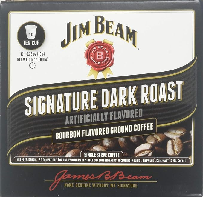 Jim Beam Signature Dark Roast 10 Count (Pack of 4)