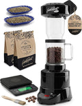 Coffee Roaster Bundle SR800 Glass Extension Tube Pour Over DIgital Scale (2lbs) Sample Pack of Green Beans (2-Pack) Sample Trays Chaff Brush