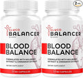 (2 Pack) Glyco Balancer Capsules - Official GlycoBalancer Supplement Support Pills Advanced Formula All Natural Premium Ingredinets for Health Support Vitamins and Wellness 120 Capsules for 2 Months