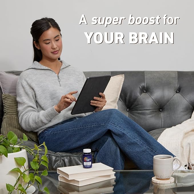 CocoaVia Memory &amp Focus Brain Supplement 90 Day Cocoa Flavanol Blend Lutein Added Caffeine for Boost. Improve Cognitive Function Attention Vegan &amp Plant Based 90 Capsules