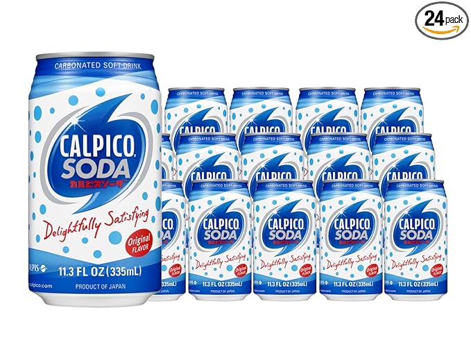 Product of Japan - Calpico Carbonated Soda Original Flavor - 11.3 Fl Oz | Pack of 24