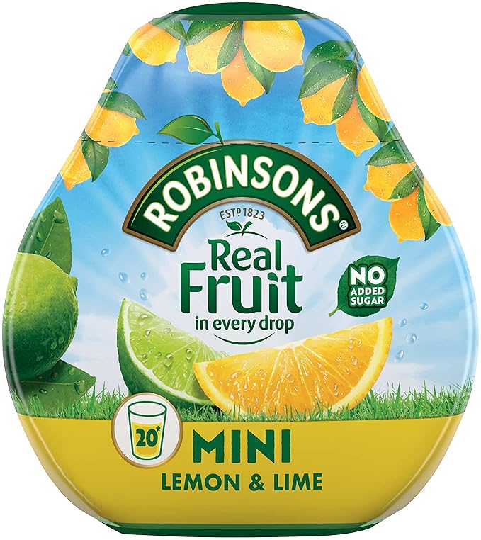 Robinsons Squash'd Lemon &amp Lime No Added Sugar 66ml (Pack of 4)