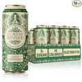 Corpse Reviver: Electrolyte Hydration Drink | Organic Non-Alcoholic 175mg Magnesium 325mg Potassium 75mg L-Theanine 20mg Zinc 20mg Sodium (Canned Flavored Sparkling Water) Botanical 12-Pack