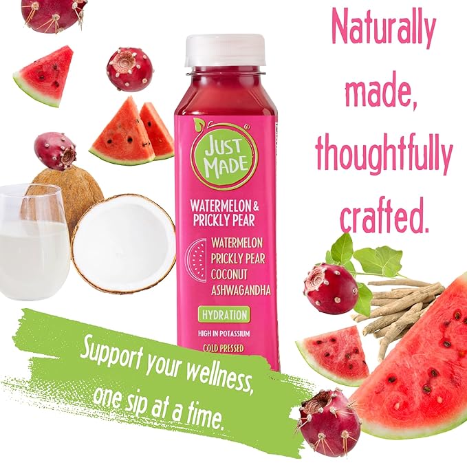 JUST MADE JUICE Prickly Pear Watermelon Juice 11.8 FZ