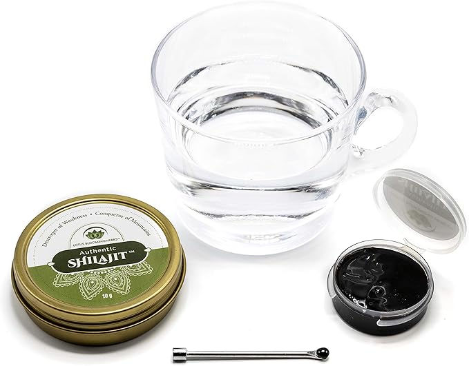 Authentic Shilajit – 100% Pure Gold Grade Himalayan Shilajit Resin with Fulvic Acid &amp Trace Minerals | Supports Healthy Energy Stamina &amp Strength | Lotus Blooming Herbs | 10 Grams
