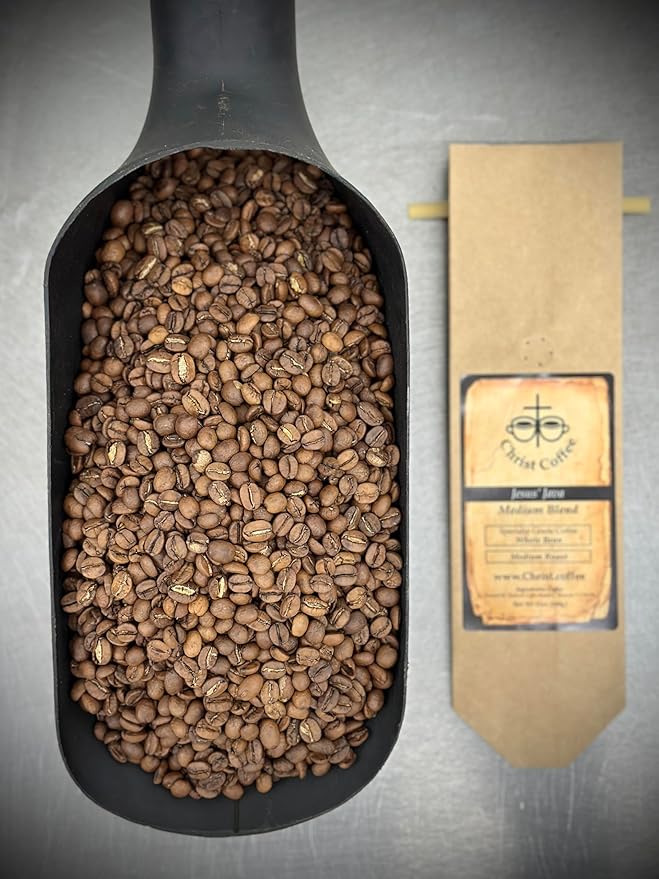 Christ Coffee Steadfast Love Breakfast Blend Whole Bean | Smooth and Sweet Flavor Perfect for Espresso or Brewed Coffee | Freshly Roasted 12 oz Bag