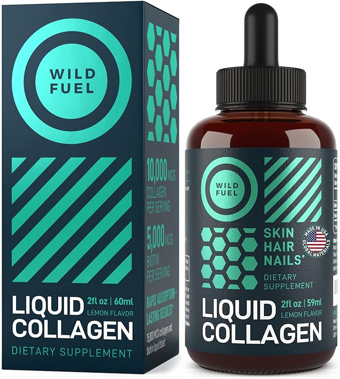 WILD FUEL Liquid Collagen and Keto Candy Beauty and Fitness Bundle