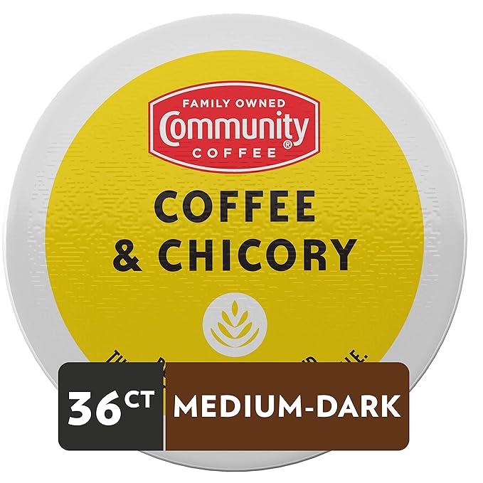 Community Coffee &amp Chicory 36 Count Coffee Pods Compatible with Keurig 2.0 K-Cup Brewers 36 Count (Pack of 1)