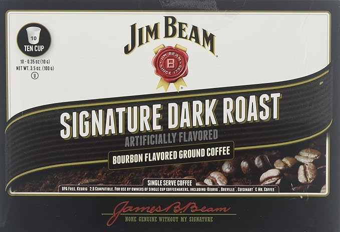 Jim Beam Signature Dark Roast 10 Count (Pack of 4)