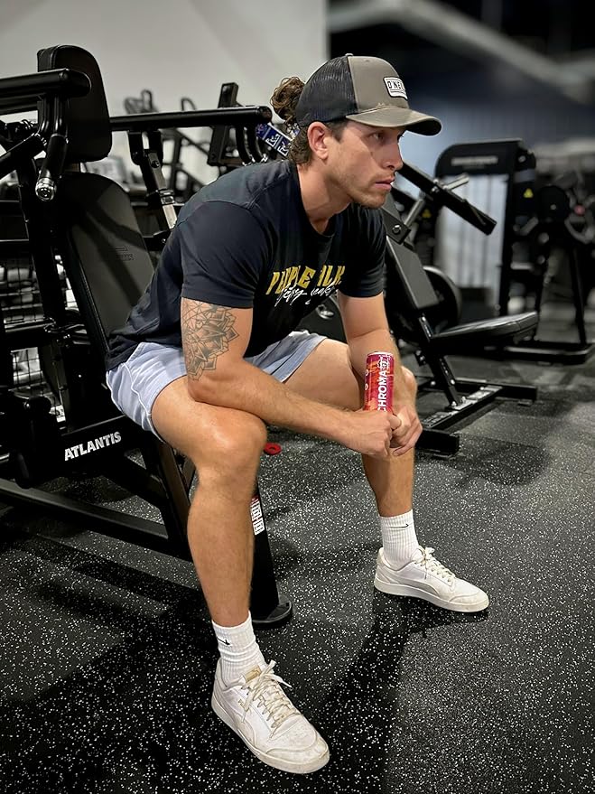 CHROMA All Natural Mushroom Energy Drink - Lion's Mane Cordyceps L-Theanine Beet Root Guarana Electrolytes Adaptogens Green Tea Caffeine. No crash or jitters. Energy Mood Focus Performance B