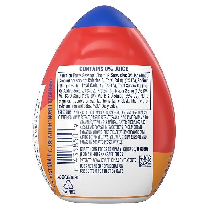 Mio Energy Liquid Water Enhancer Tropical Fusion 1.62 OZ 4-Pack
