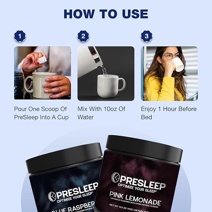 Natural Sleep Powder – Melatonin-Free Sleep Aid with Magnesium Glycinate L-Theanine &amp Glycine – Non-Habit Forming Vegan Gluten Free 30 Servings