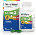 PreserVision AREDS 2 + Multivitamin #1 Eye Doctor Recommended Brand 2-in-1 Eye Vitamin with Lutein Zeaxanthin Zinc and Vitamin C D &amp E 80 Softgels