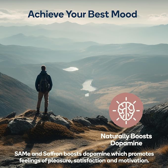 Mood - Emotional Balance &amp Serotonin Support Supplement - Same Saffron Extract - 60 Tablets (Mood)