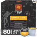 Copper Moon Single Serve Coffee Pods for Keurig K-Cup Brewers Medium Roast Donut Café Blend 80 Count