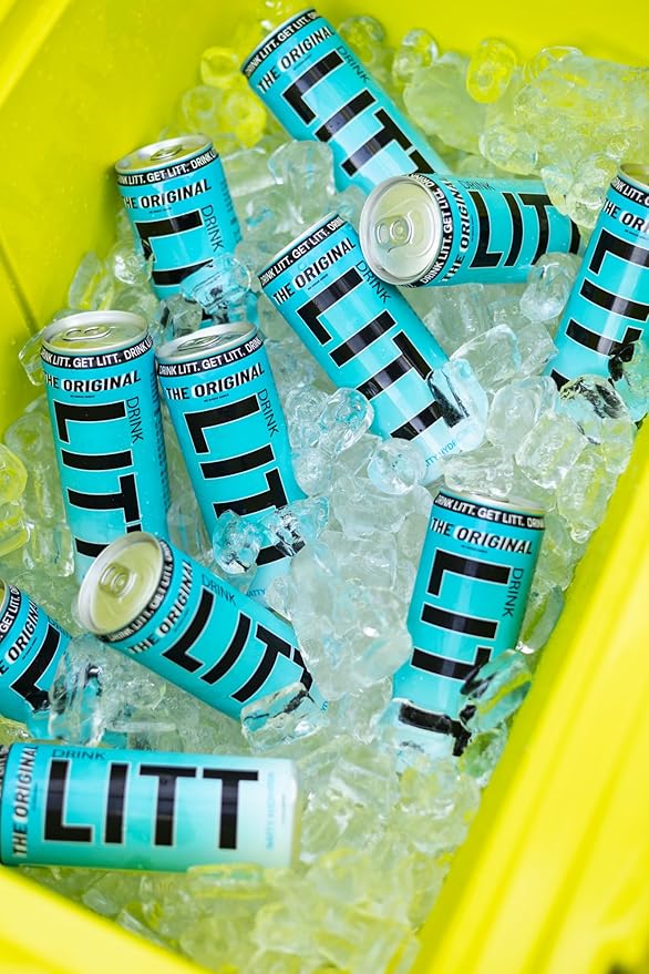 DRINK LITT THE ORIGINAL | 100% Pure Coconut | Natty Hydration | Natural Electrolytes | B Vitamins | 11 oz (Pack Of 12)