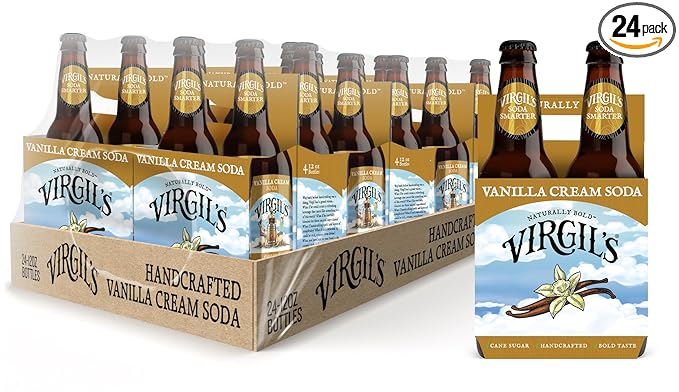 Virgil's Vanilla Cream Soda - 24 Pack Glass