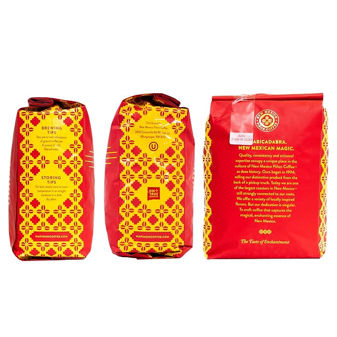 New Mexico Piñon Coffee Naturally Flavored Coffee (Adobe Morning Whole Bean 2 pound)