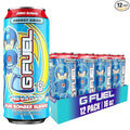 G Fuel Energy Drink Blue Raspberry Sugar Free Beverage with 300mg Caffeine Daily Energy Boost with Focus Amino Vitamin + Antioxidants 16 oz Cans (Megaman Blue Bomber 12-Pack)