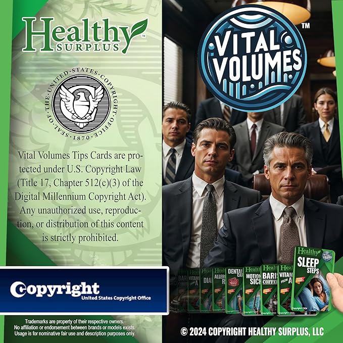 Equate Sleep-Aid Diphenhydramine HCI 25 mg 365 Caplets and Vital Volumes Sleep Steps Tips Card