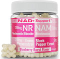 SHIZAM Nicotinamide Riboside NR NAM Resveratrol Gummies 1000mg NAD+ NAD + Plus Nrf2 Activator Booster w Pure Niacinamide Vitamins B3 Capsules Pills Powder Supplements Alt NDA Regenerator 500mg