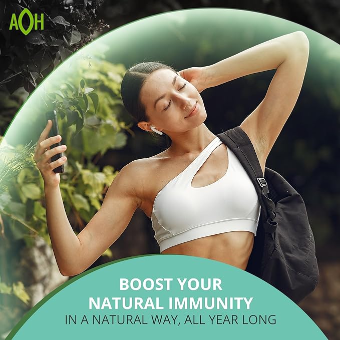 ADAPTOHEAL - Immuneheal – Adaptogen Immune System Booster Supplement with Schisandra Chinensis Ginseng and Mushroom Extract (90 Capsules)