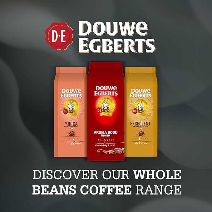 2 Packs Douwe Egberts Aroma Rood Whole Beans Coffee x 17.6oz/500g