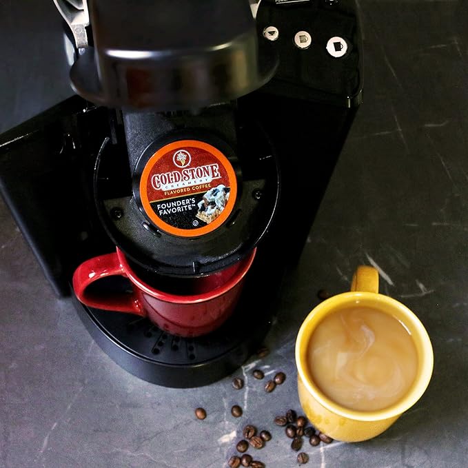 Cold Stone Creamery Beverages Founder's Favorite Ice Cream Flavored Coffee Pods Compatible with K Cup Brewers Including 2.0 40 Count