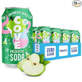 Cove Prebiotic Soda Soft Drinks with Zero Sugar - Refreshing Healthy Soda Alternative with 4g of Fiber for Digestive Support - Natural Caffeine Free Sparkling Beverage – Enchanted Apple 12 Pack
