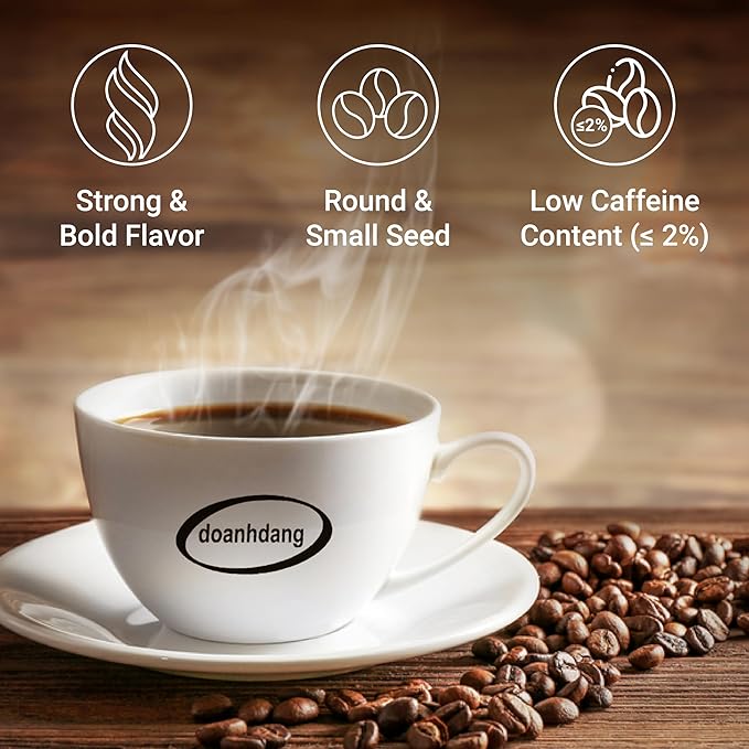 doanhdang - 17.6 Oz Premium Robusta Whole Bean Coffee 100% Robusta Medium Roast Rich Flavor for Espresso Shot and Brew Origin from Vietnam Whole Med Roast Beans