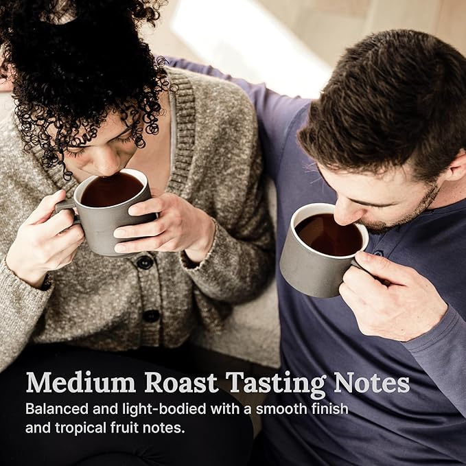 For Wellness Arabica Ground Coffee (12 oz Medium Roast) – Pair With The Good Stuff to Supercharge Your Coffee