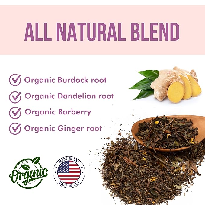 Bye Bye Cramps Tea – Apple Cider &amp Hibiscus 30 Bags for Natural Menstrual Relief