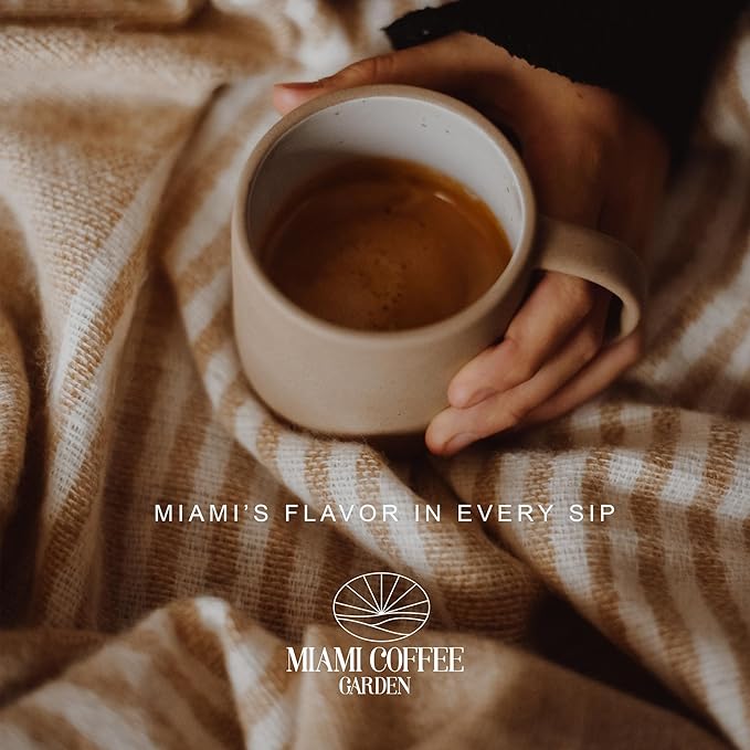 Miami Coffee Garden Miami Blend Espresso Medium Dark Roast Whole Beans Fresh Roasted Coffee 100% Arabica Whole Bean Coffee Espresso Beans 2 Lb